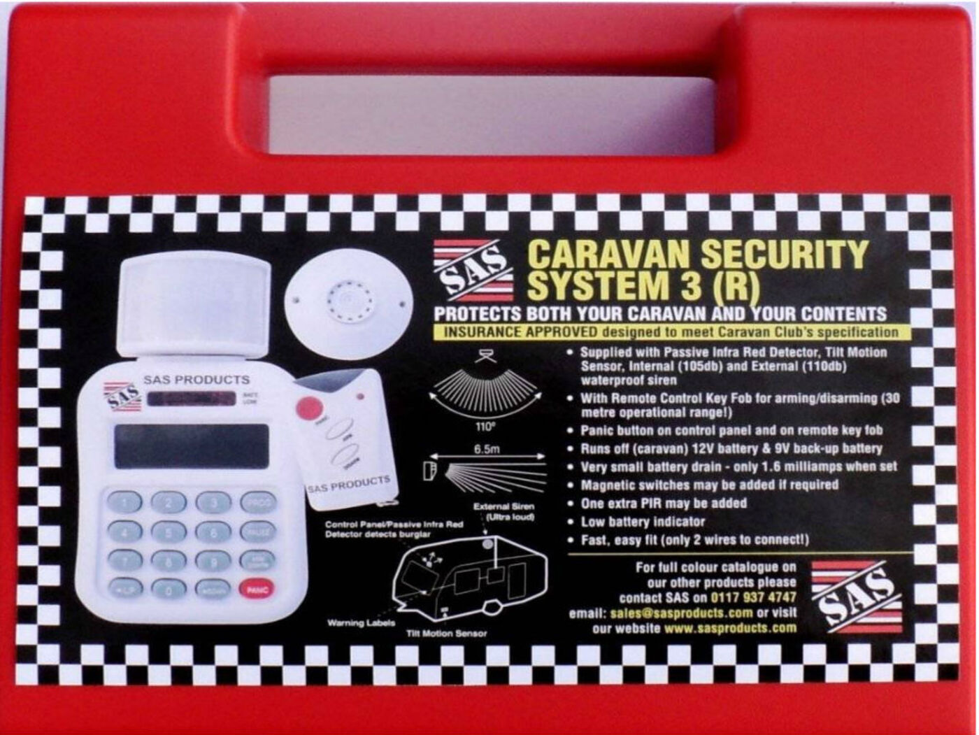 SAS Caravan Security System Remote 3 Homestead Caravans